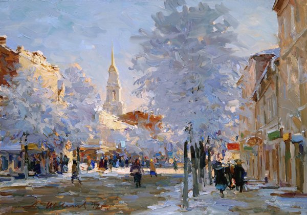 Владимир Клемазов картины зима