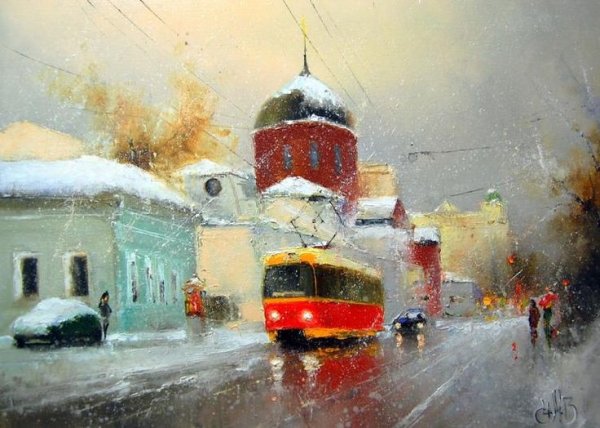 Эжен Джей Папроски городские пейзажи