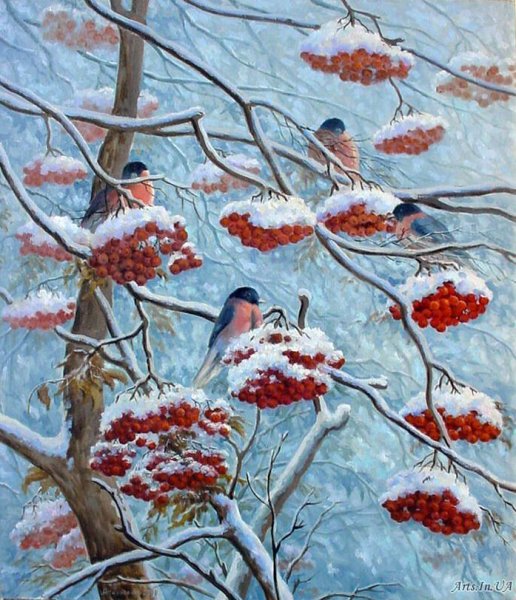 Владимир Муллин, "зимняя рябина"