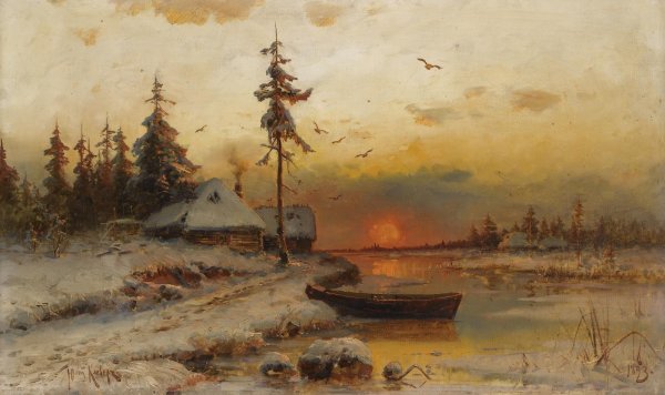 Пейзажист Юлий Клевер.