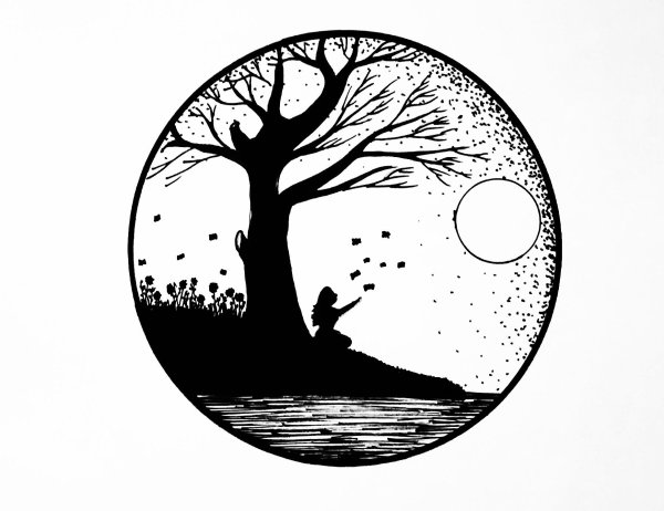 Рисунок гор