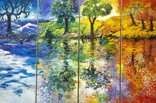 Пейзаж в четырёх времени года