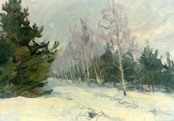 Художник Воронов Владимир зимние этюды