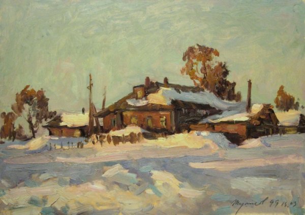 Владимир Туписов зимний пейзаж