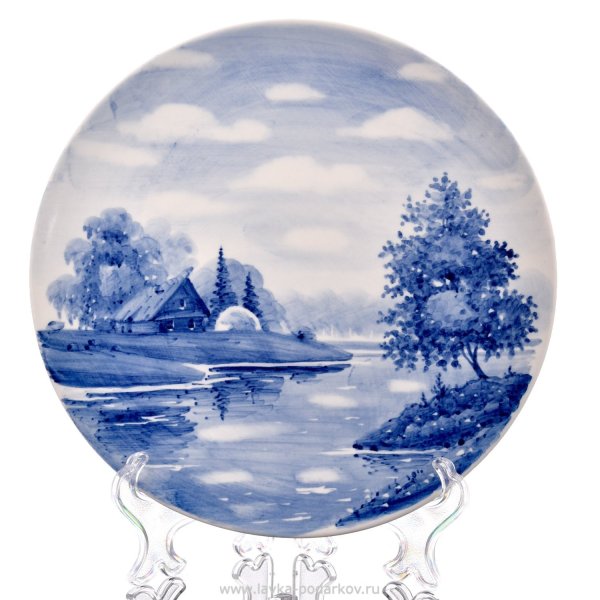 Гжель зимняя деревня