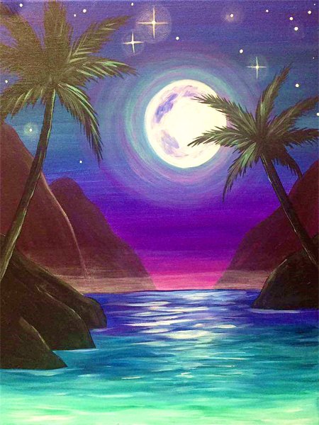 Правополушарное рисование космос