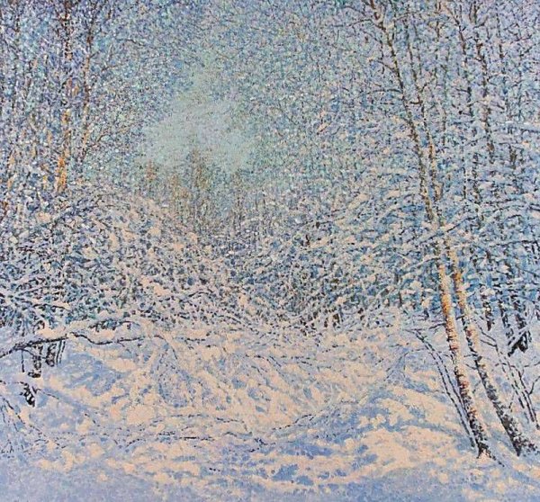 Картина н п Крымова зимний вечер