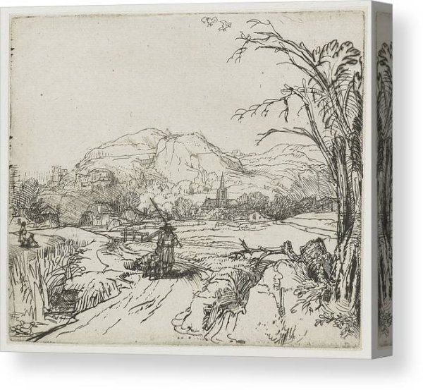 Рембрандт «зимний пейзаж» 1646 года