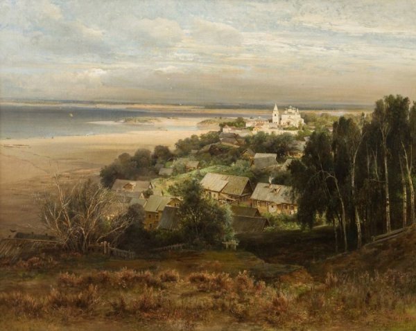 Саврасов Алексей Кондратьевич. Деревня весной