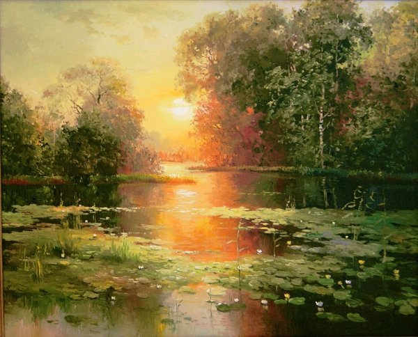 Латвийский художник-пейзажист Jan Bartkevics (Ян Барткевич)