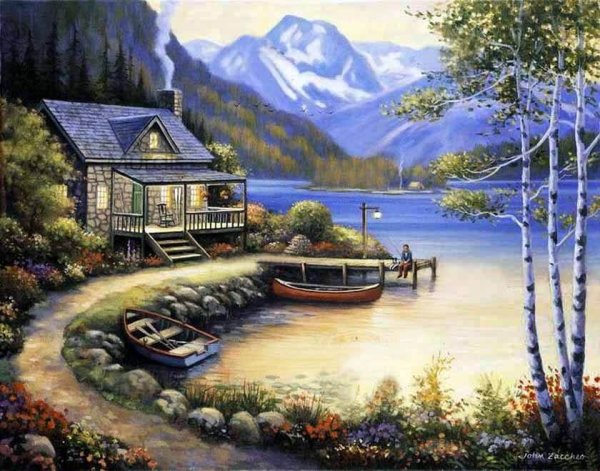 Томас Кинкейд водяная мельница