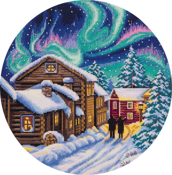 Красивые зимние новогодние пейзажи