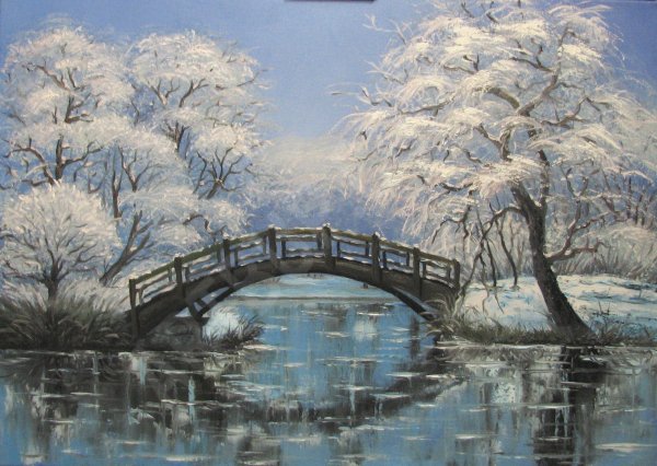 Красивые картины с мостами