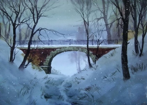 Сказочные зимние пейзажи