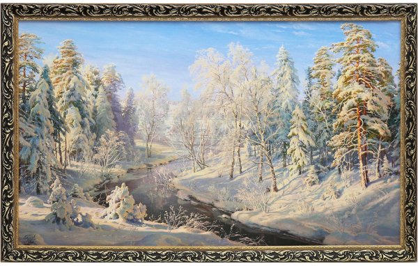 Художник Шишкин зимний лес