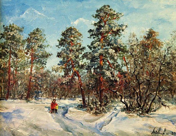 Андрей Шильдер зимний лес