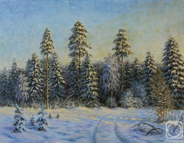 Зимний пейзаж Андрея Солдатенко.