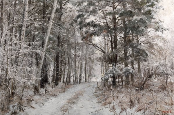 Зимний пейзаж Кораблева Елена