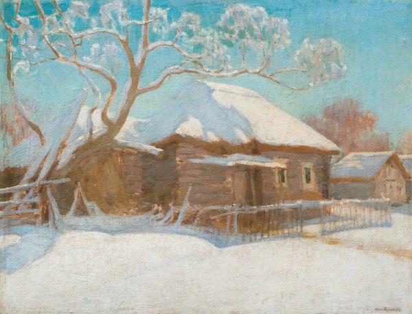 Художник Крымов Николай Петрович зимний вечер