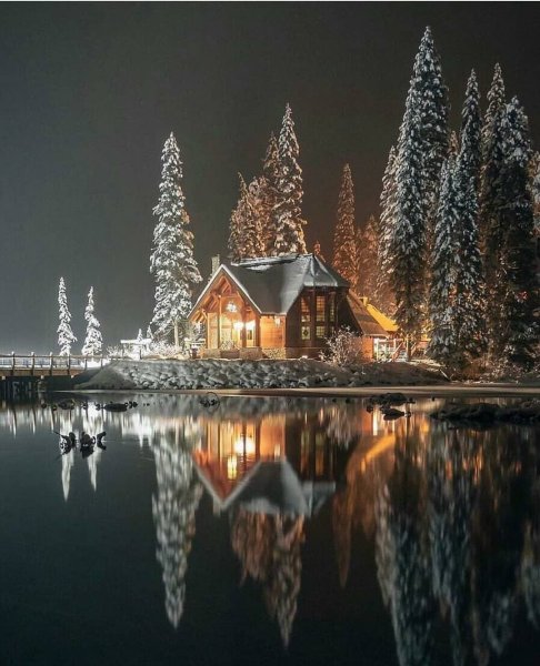 Доброй ночи православные пожелания зимние