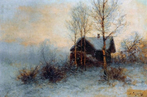 Алексей Кондратьевич Саврасов. «Зимняя дорога».