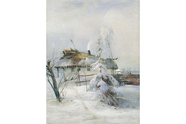Алексей Саврасов зимний пейзаж