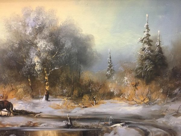 Алексей Кондратьевич Саврасов. «Зимняя дорога».