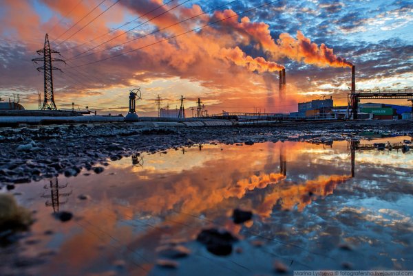 Челябинск пейзаж Индустриальный