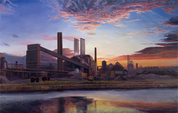 Индустриальный пейзаж в живописи