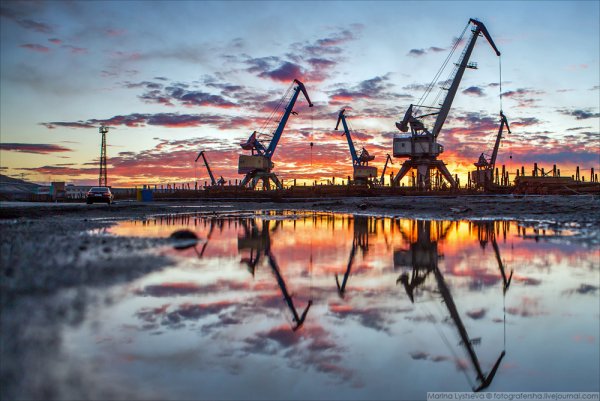 Индустриальный пейзаж Питер