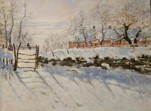 Клод Моне зима