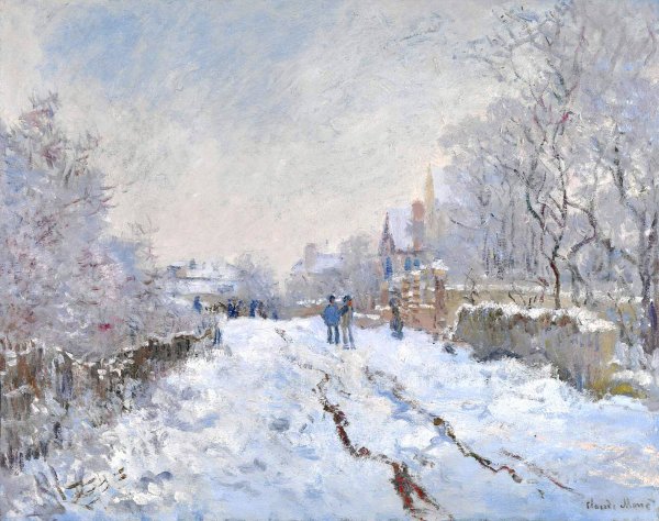 Клод Моне 1879 Vetheuil in Winter