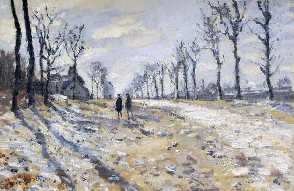 Клод Моне зима