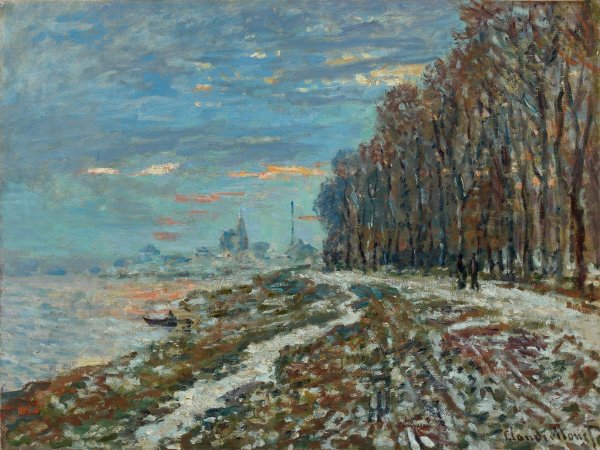 Клод Моне зима