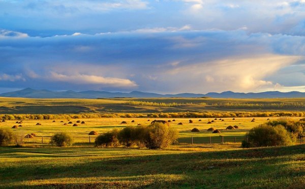 Бескрайние степи Бурятии