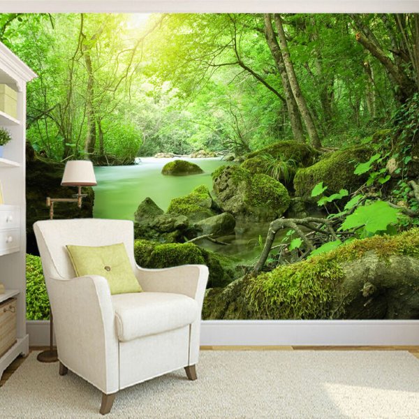 Фотообои природа в интерьере