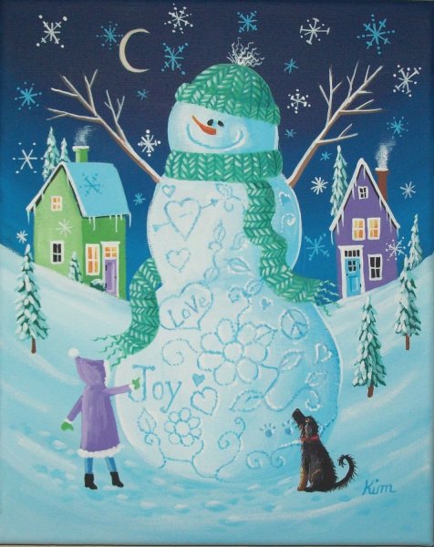 Зимняя фантазия рисунок