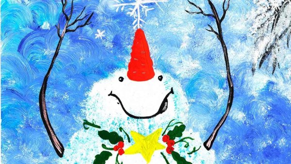 Зимние иллюстрации Виктории Кирдий