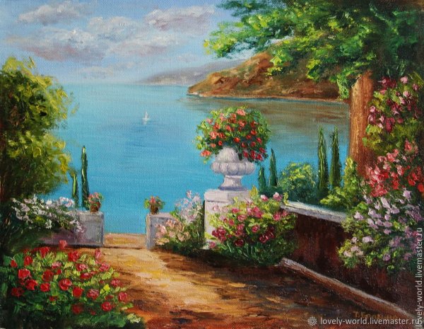 Ольга Базанова Средиземноморский пейзаж