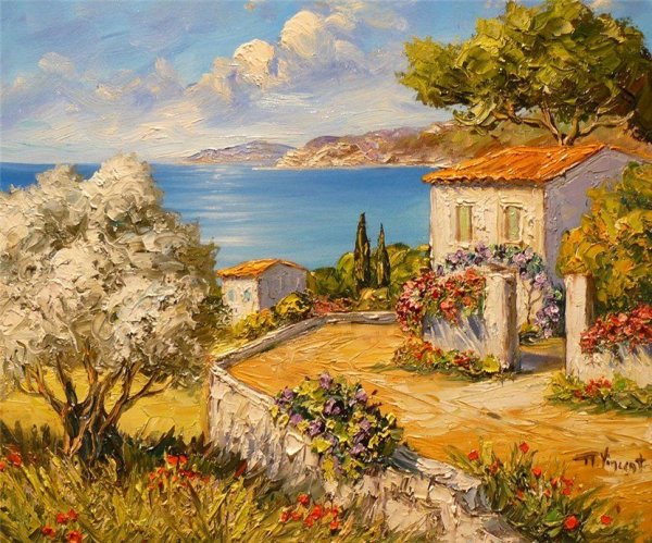 Бернардо Хей Средиземноморский пейзаж