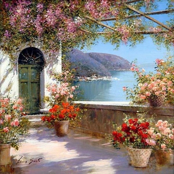 Художник, Люсия Сарто. Италия.