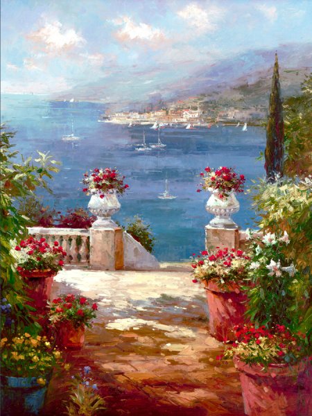 Александр Милюков итальянский пейзаж