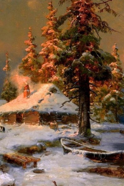 Клевер Юлий Юльевич зимний пейзаж