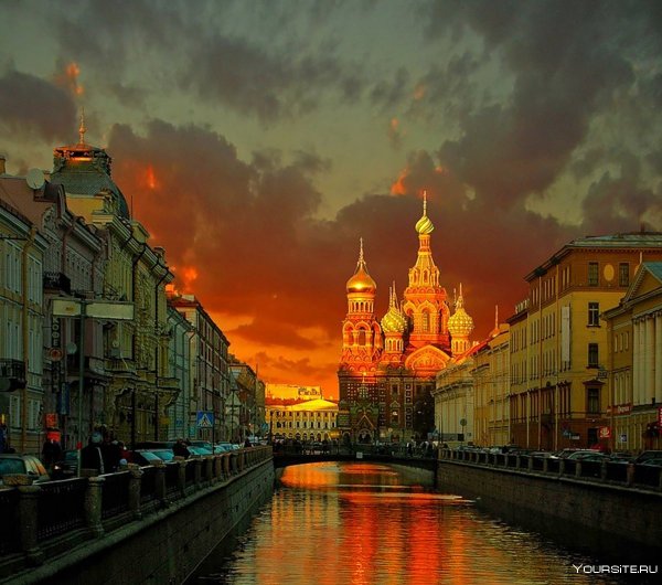 Рассвет в Петербурге