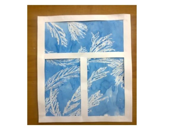 Новогодняя сказка на окне