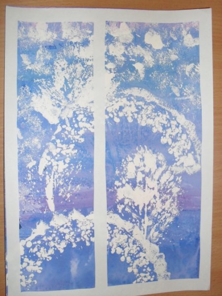 Зимнее окно рисование в детском саду