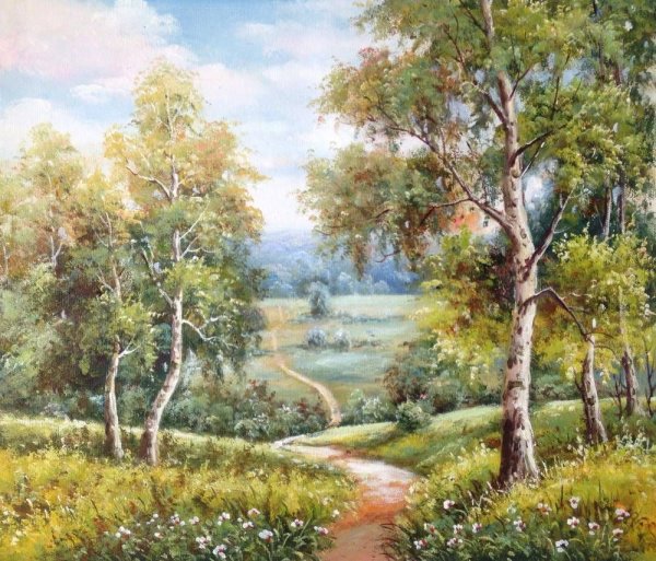 Художник Сергей Минаев картины лето