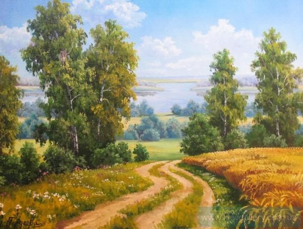 Художник Сергей Сержпинский картины лето