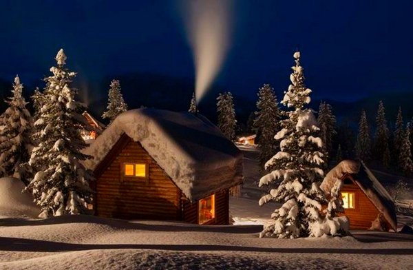 Зимняя избушка