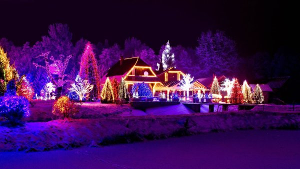 Новогодний город